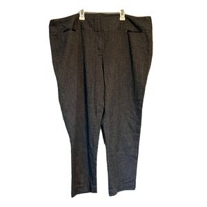 LANE BRYANT WOMENS PANTS SIZE 22 CAREER PLUS WORK GRAY OFFICE BP